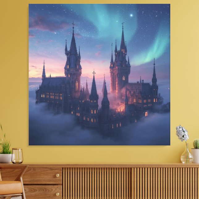 Cloud City of Light Canvas Print (Insitu(LivingRoom))