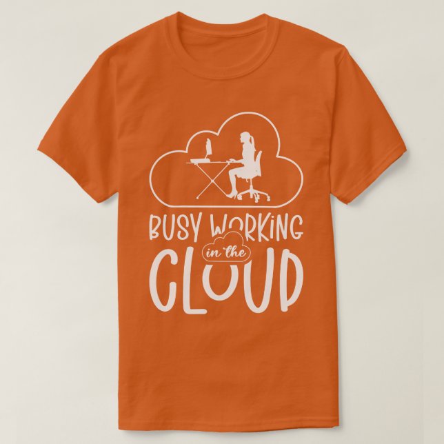 Cloud Computing Programmer Coding Professional Cod T-Shirt (Design Front)