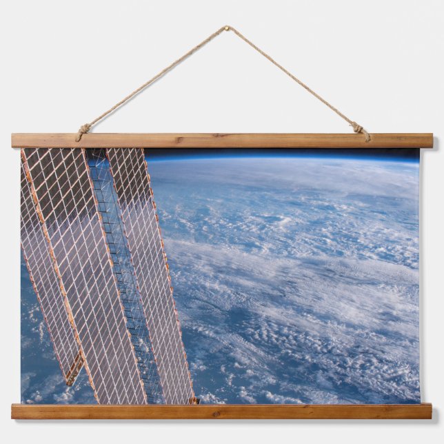 Cloud-Covered Tasman And Coral Seas. Hanging Tapestry (Front)