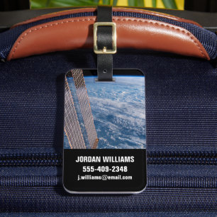 Cloud-Covered Tasman And Coral Seas. Luggage Tag