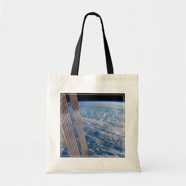 Cloud-Covered Tasman And Coral Seas. Tote Bag (Front)