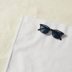 Cloud Dancer Colour Off-white Neutral Grey Plain  Beach Towel