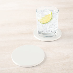 Cloud Dancer Colour Off-white Neutral Grey Plain  Coaster