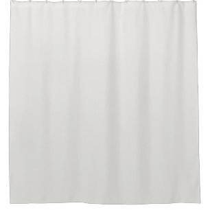 Cloud Dancer Colour Off-white Neutral Grey Plain  Shower Curtain