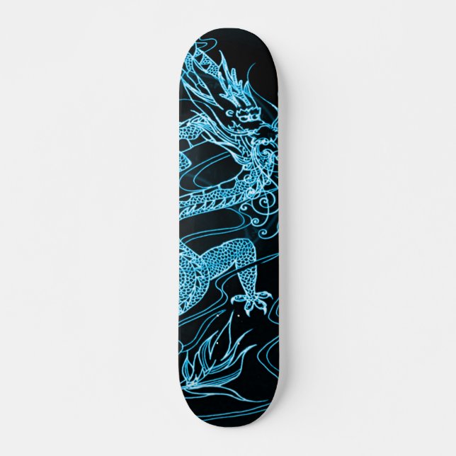 Cloud Dragon Element Custom Pro Park Board Skateboard (Front)