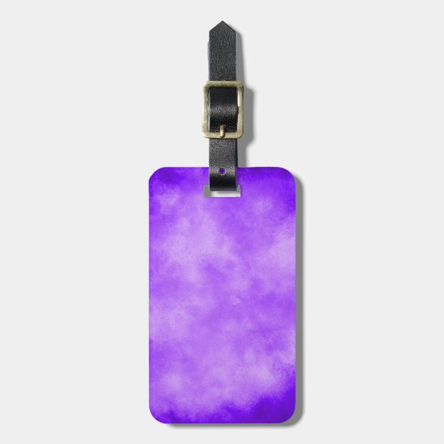Cloud Effect BlueberryLuggage Tag (Front Vertical)