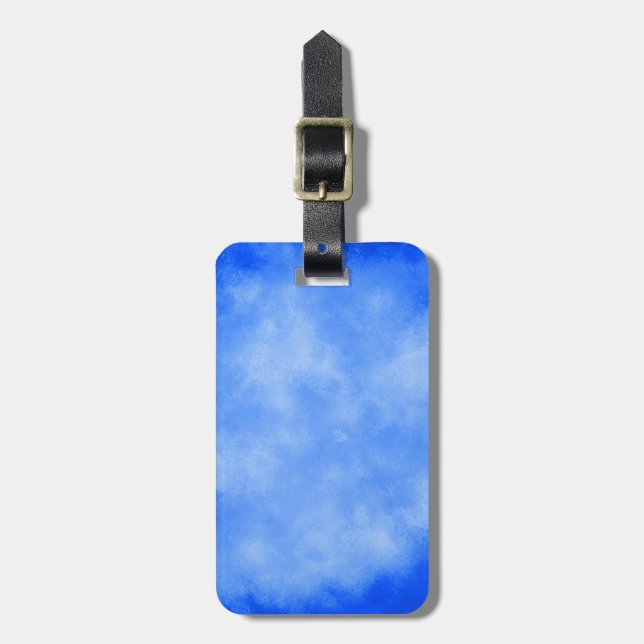 Cloud Effect Frost Luggage Tag (Front Vertical)