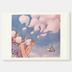 Cloud Faeries Making Clouds Magnet