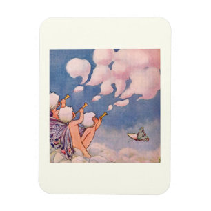 Cloud Faeries Making Clouds Magnet