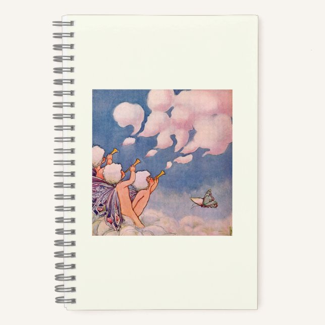 Cloud Faeries Making Clouds Notebook (Front)