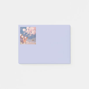 Cloud Faeries Making Clouds Post-it Notes