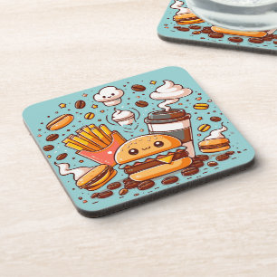 Cloud Fast Food Coaster