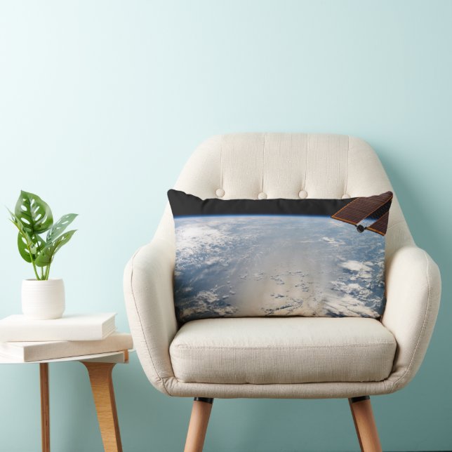Cloud Formations Surrounding Sunglint Off Pacific Lumbar Cushion (Chair)
