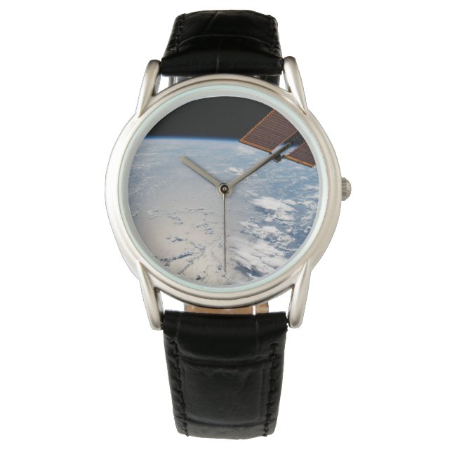 Cloud Formations Surrounding Sunglint Off Pacific Watch (Front)