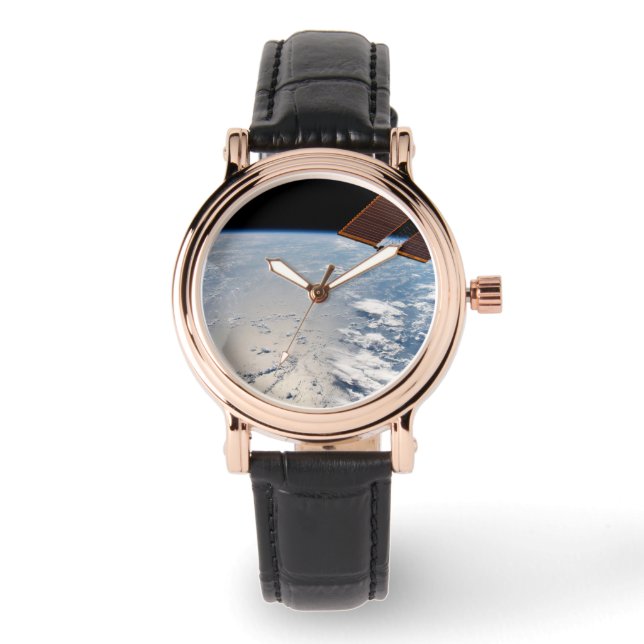 Cloud Formations Surrounding Sunglint Off Pacific Watch (Front)