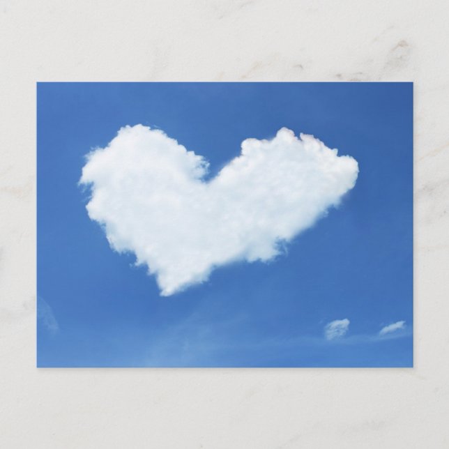Cloud heart in the sky postcard (Front)