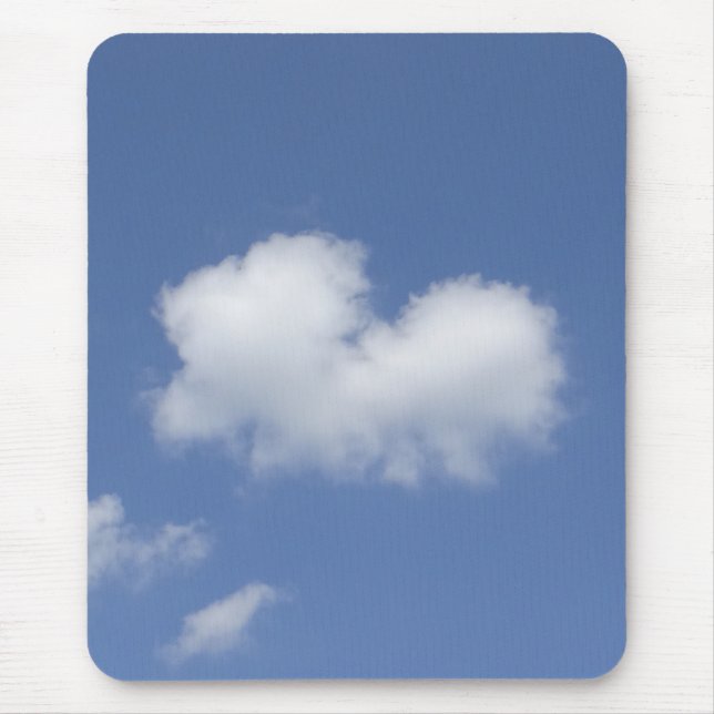 Cloud Heart  Mouse Pad (Front)