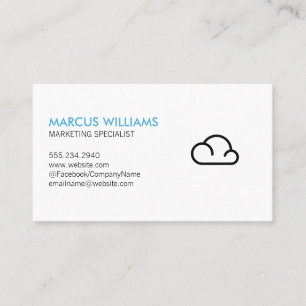 Cloud Icon Business Card