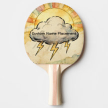 Cloud Lightning Bolt, Sun Rays, Pastel Color, Sky