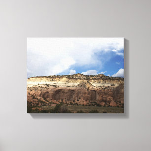 Cloud Moving Over New Mexico Mountains Colour 11x1 Canvas Print
