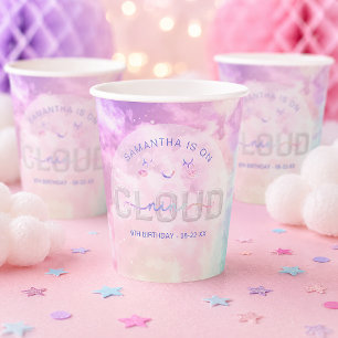 Cloud Nine 9th Birthday Paper Cups – Kawaii Pastel