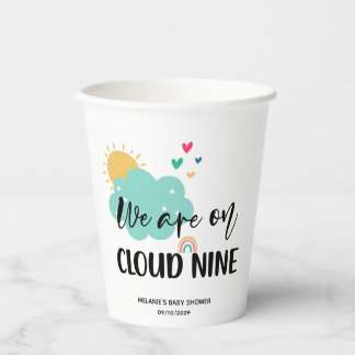 Cloud Nine Baby Shower  Paper Cups