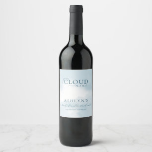 Cloud Nine Bachelorette Weekend Wine Label
