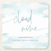 Cloud Nine Blue and White Bridal Shower dreamy