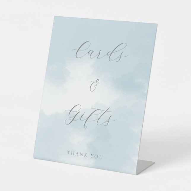 Cloud Nine Bridal Shower Cards and Gifts Sign (Front)