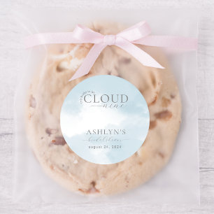 Cloud Nine Bridal Shower Sticker