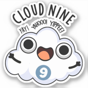 Cloud Nine Funny Weather Pun