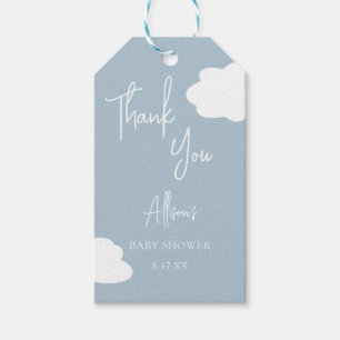 Cloud Nine Gender Neutral Baby Shower Thank You Gift Tags