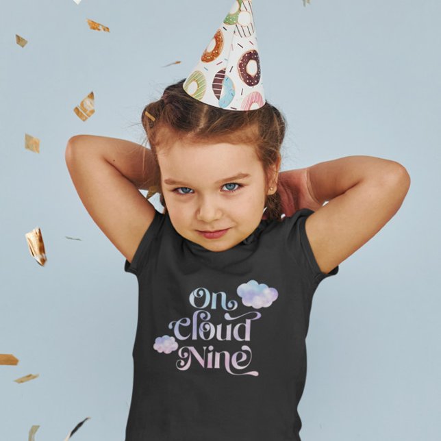 Cloud Nine Girl Birthday Party T-Shirt (Creator Uploaded)