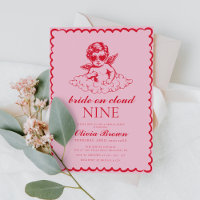 Cloud Nine Retro Hand Drawn Bridal Shower