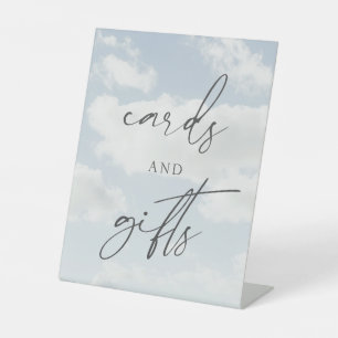 Cloud Nine Theme Cloud 9 Cards and Gifts Pedestal Sign