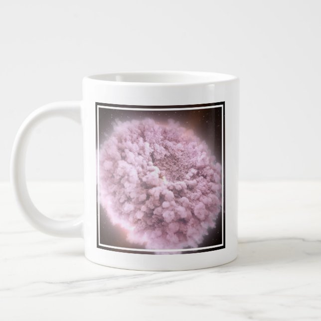 Cloud Of Debris From Two Neutron Stars Large Coffee Mug (Left)