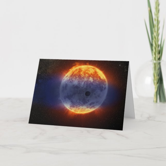 Cloud Of Hydrogen Gas Off Exoplanet Gj 3470b Card (Front)