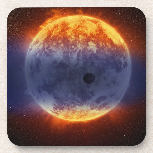 Cloud Of Hydrogen Gas Off Exoplanet Gj 3470b Coaster (Front)