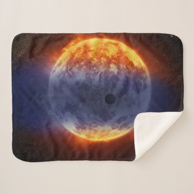 Cloud Of Hydrogen Gas Off Exoplanet Gj 3470b Sherpa Blanket (Front (Horizontal))