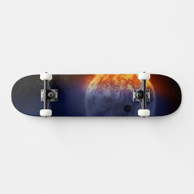 Cloud Of Hydrogen Gas Off Exoplanet Gj 3470b Skateboard (Horz)