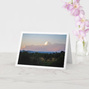 Cloud Over Mountains Landscape Card