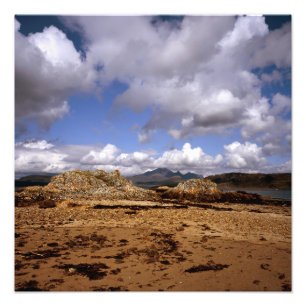 Cloud passing over Blabheinn Isle of Skye Scotland Photo Print