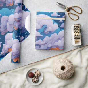 Cloud Pattern Wrapping Paper