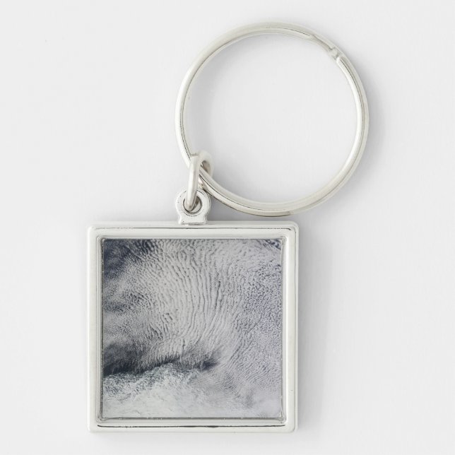 Cloud patterns and sea ice in the Southern Ocea Key Ring (Front)