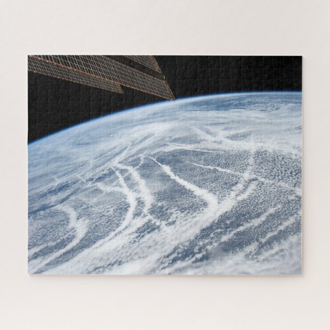 Cloud Patterns South Of The Aleutian Islands. Jigsaw Puzzle (Horizontal)