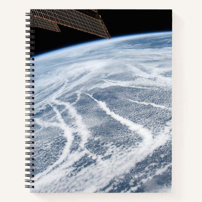 Cloud Patterns South Of The Aleutian Islands. Notebook (Front)