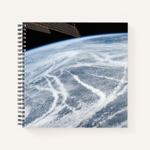 Cloud Patterns South Of The Aleutian Islands. Notebook