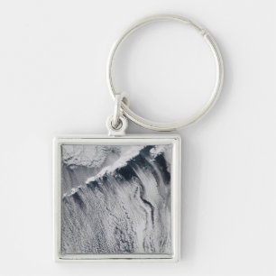 Cloud patterns visible over the Aleutian Island Key Ring
