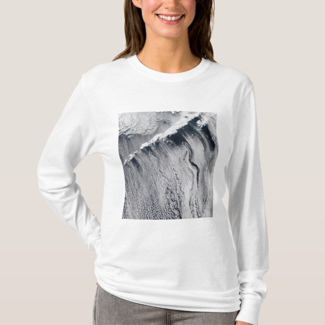Cloud patterns visible over the Aleutian Island T-Shirt (Front)