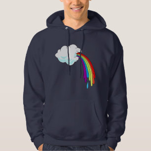 Cloud Puking Rainbow Hoodie